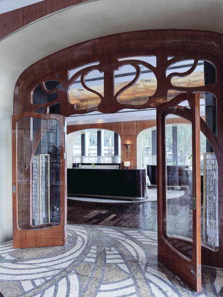istock The sophisticated interior of a hotel lobby 2181288513