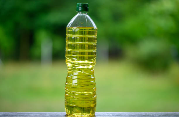 istock Rapeseed vegetable oil in a plastic bottle 2181293464