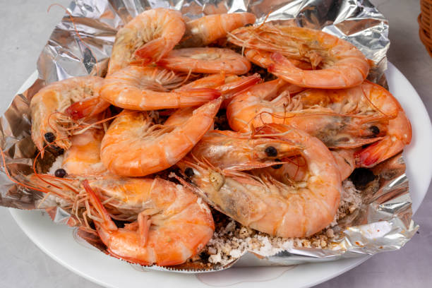 istock Grilled shrimp is a savory seafood dish 2181301832
