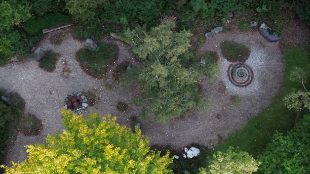 istock Aerial view of Peace Camp Memorial 2181303051