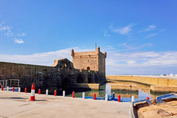 beach in Essaouira city near the forteress