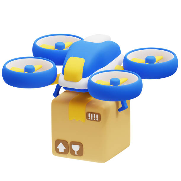 istock Air Delivery 3d icon illustration. 2181310252