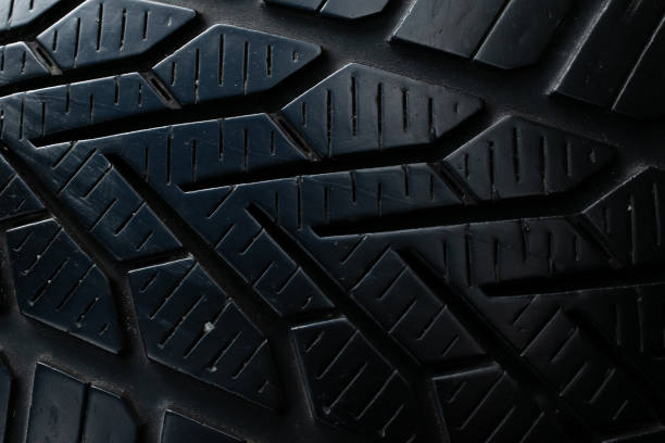 istock tire tread, tire traces background 2181311748
