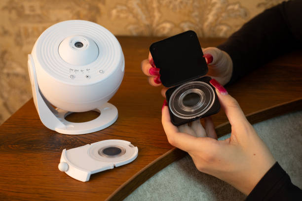 Choosing movie disc for space home projector for science education