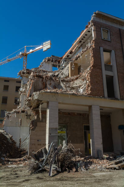 istock the destruction of an old building 2181317132