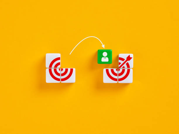 istock Connecting customer to target with human resource management concept 2181318766