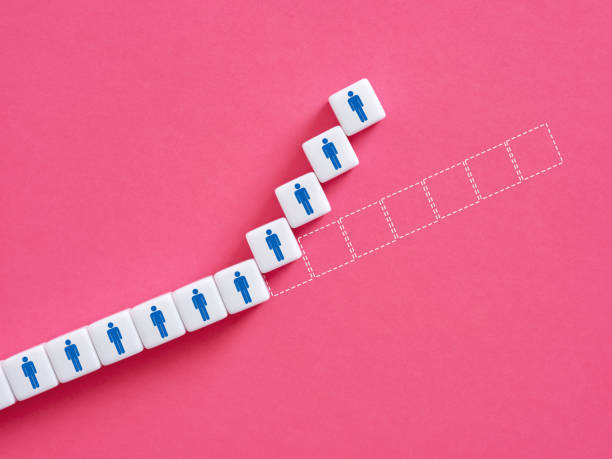 istock Career path leading to success with blocks and human resources concept 2181319113