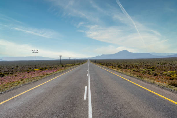 Scenic route from Cape Town to Kgalagadi Transfrontier Park, in Northern Cape, South Africa