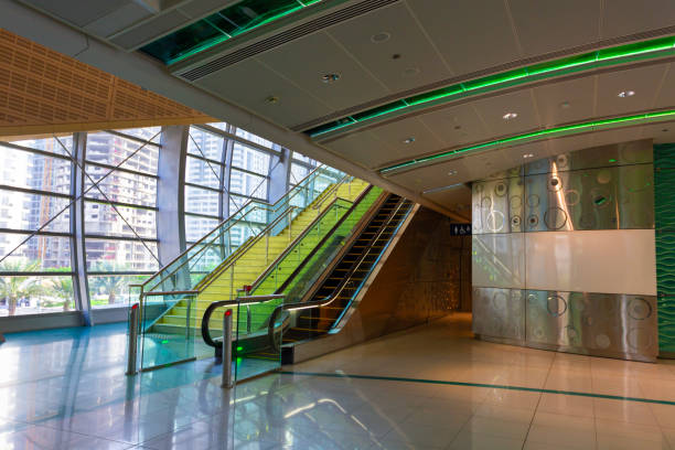 istock Dubai Metro as world's longest fully automated metro network (75 km) 2181321239