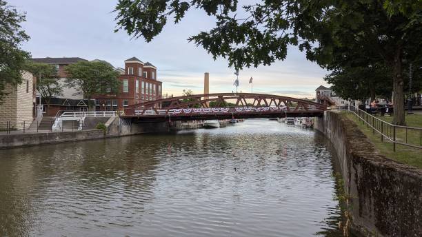 istock Fairport, New York Lift Bridge 2181323810