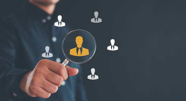 istock manager icon which is among staff icons for human development recruitment leadership and customer target group concept.HRM or Human Resource Management. 2181329524