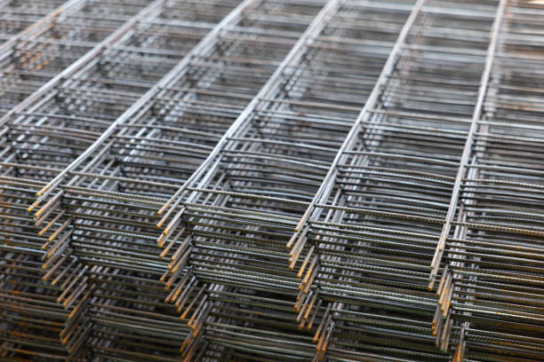 istock A close up of a metal mesh background and texture. 2181336197
