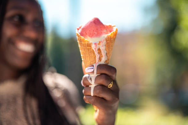 istock Melting Ice Cream Joy in Summer 2181336463