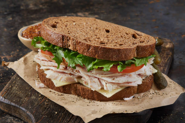istock Left over Roast Turkey and Swiss Sandwich 2181353889