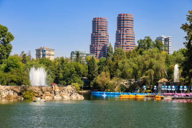 istock Lake and skyline, Mexico City 2181357449