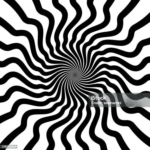 Clean Hypnotic Pattern Psychedelic Hypnosis Swirls Hypnotic Pattern Stock Illustration ...