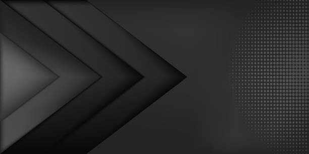 istock Luxury abstract modern technology background, futuristic concept. Illustration art, geometric shape, light grey color, arrow concept pattern with grey and black colors 2181359352