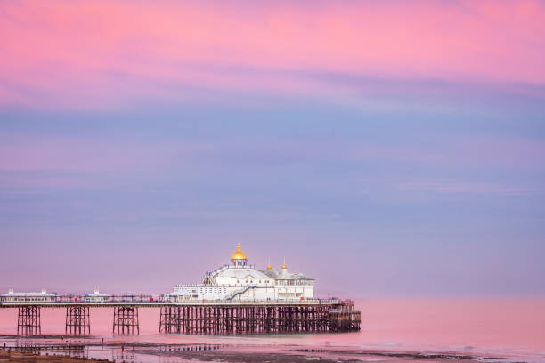istock Eastbourne Pier lilac sky 2181359608