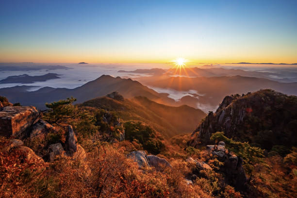 istock Asian Korea Daedunsan Mountain 2181363764