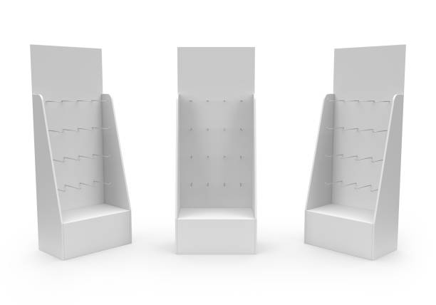 istock Big PDQ Display, Empty Packaging Display  With 3 Different Angles. Point Of Sale Display. POP & POS.  3D Rendered. 2181369274