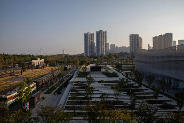 istock Cityscape of Wuhan China 2181371671