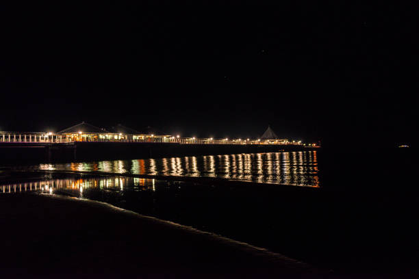 The Heringsdorf pier in the Baltic Sea spa town of Heringsdorf on the Baltic Sea island of Usedom is 508 m long and is the third longest pier in Germany.