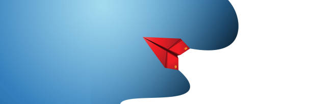 istock red paper rocket flying to sky while cleaning the past reviling white background 2181381215