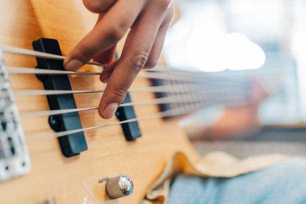 istock Hands of a man playing electric guitar 2181381555