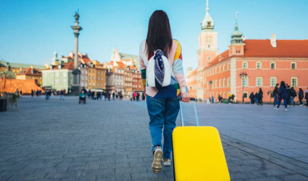 istock Solo traveler in Warsaw 2181382323