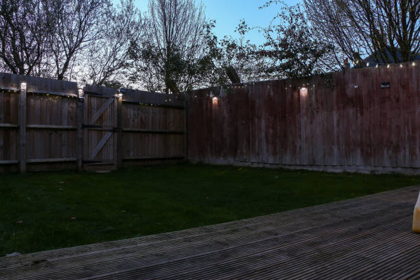 istock LEDs lighting up the back yard to create a magical, warm effect 2181398286