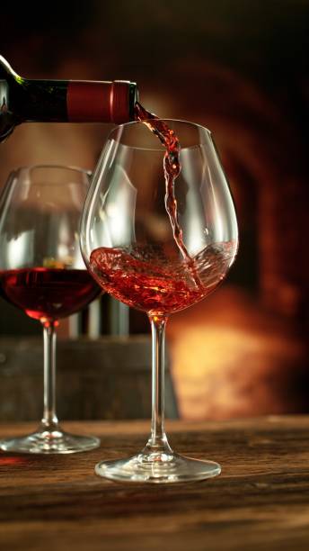 istock Detail of Red Wine Pouring. 2181400174