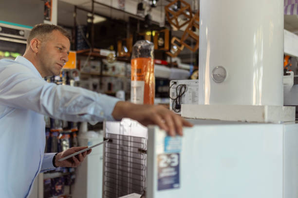 Técnico reparando termo eléctrico en Alicante