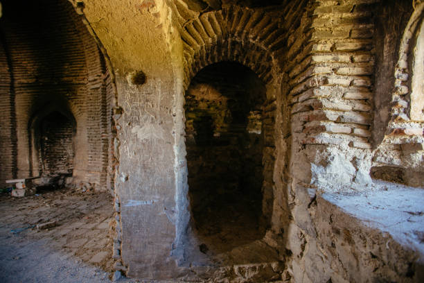istock Old abandoned medieval tower in Vashlovani, Georgia 2181409315