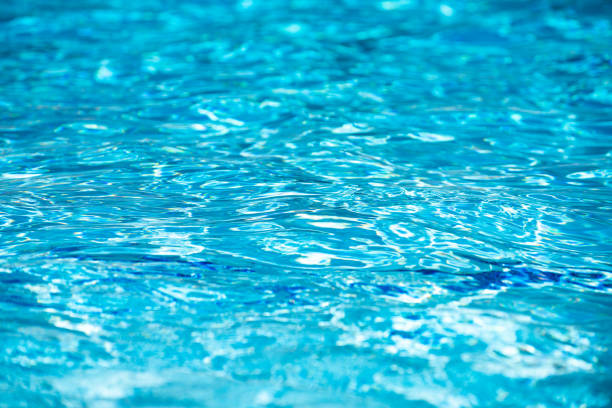 istock Water background, ripple waves. Blue swiming pool pattern. Sea surface. Water in swimming pool with sun reflection. Banner with copy space. 2181417566