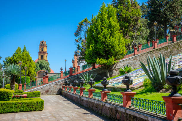 Serene Oasis: Calvary's Gardens Church, Metepec