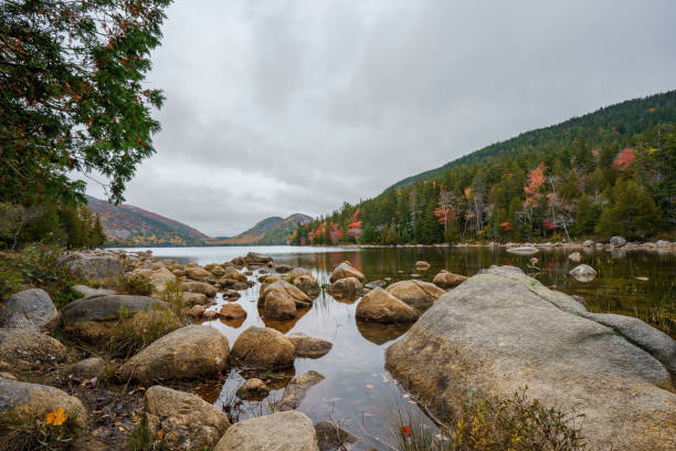 istock Fall Foliage Jordan Pond Acadia National park 2181425490
