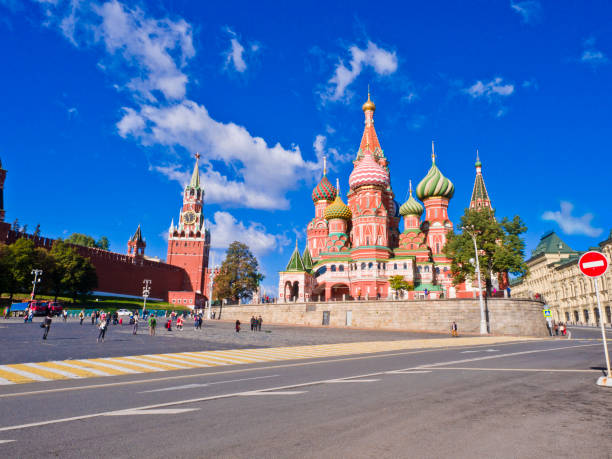 istock St. Basil cathedral on Red Square in Moscow, Russia. 2181437258