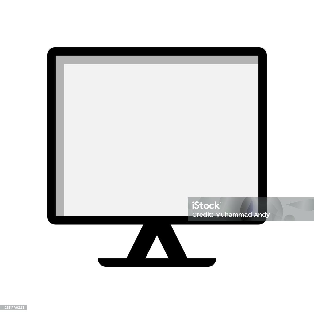 Monitors Flat Icons Computer Screen Symbols For Intuitive Interface ...