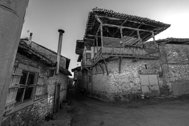 Historical Birgi houses and streets