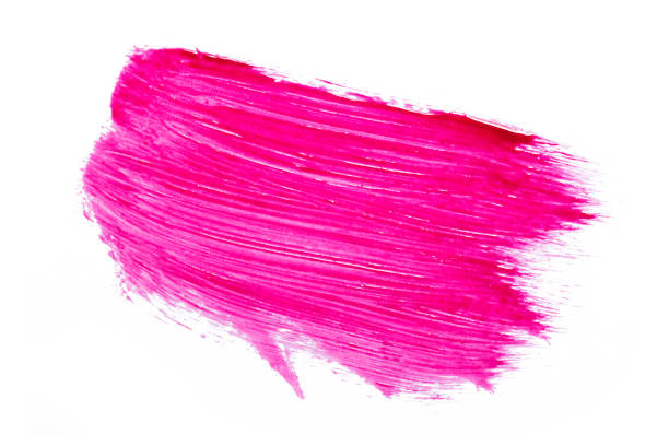 istock Purple color lipgloss brush stroke on background 2181451288