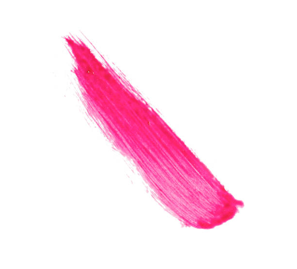 istock Pink color lip gloss paint on background 2181451292