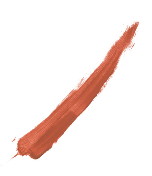 istock Brown color lip gloss brush stroke on background 2181451334