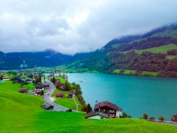 istock Interlaken town scenery in Switzerlan 2181451514