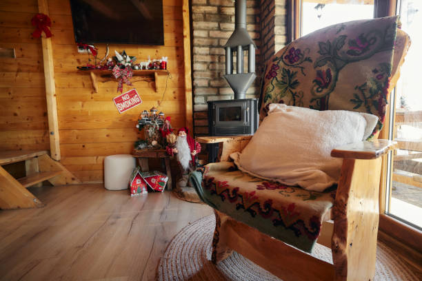 istock Cozy armchair on Christmas day! 2181455006