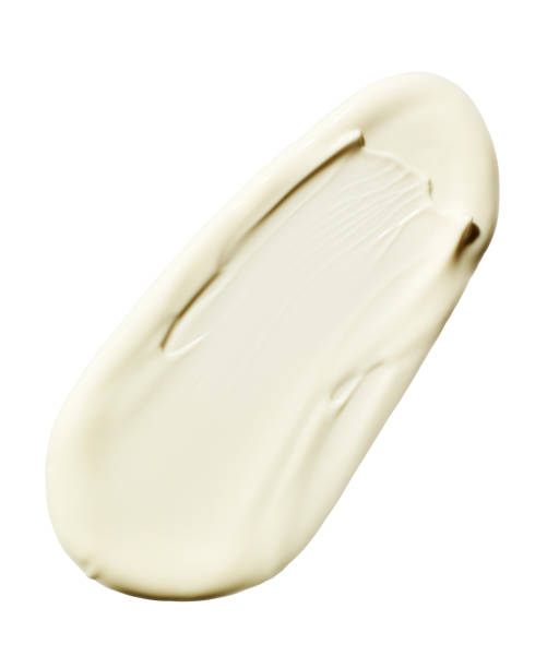 istock Cosmetic cream in abstract shape on background 2181455488