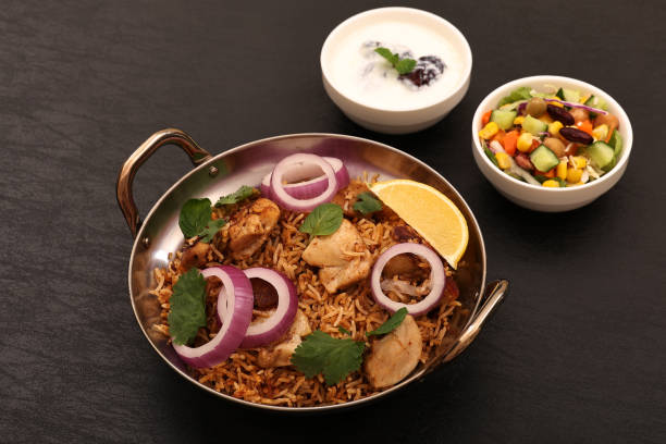 istock Biryani is an Indian dish equivalent to cooked rice 2181457693
