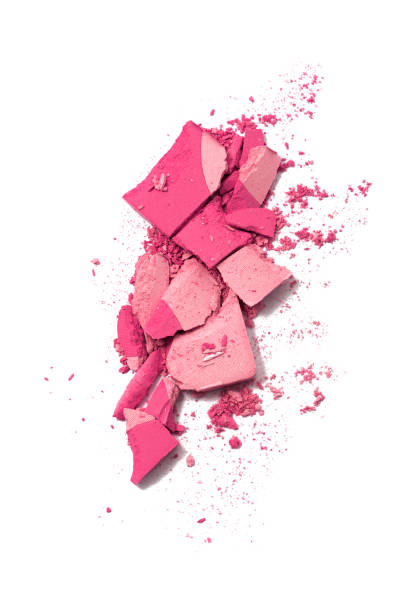 istock Two tone Pink color eye shadow makeup on background 2181459406