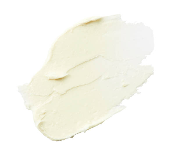 istock Cosmetic scrub cream in abstract shape on background 2181459792