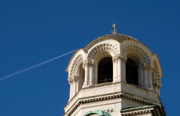Detail of St. Alexander Nevsky Cathedral, a Bulgarian Orthodox cathedral in Sofia, Bulgaria