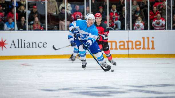 istock Intense Ice Hockey Action on the Rink 2181463710